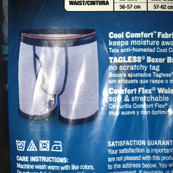 NWT Boy’s Hanes Boxer Briefs Small (6-8) - Picture 4 of 5